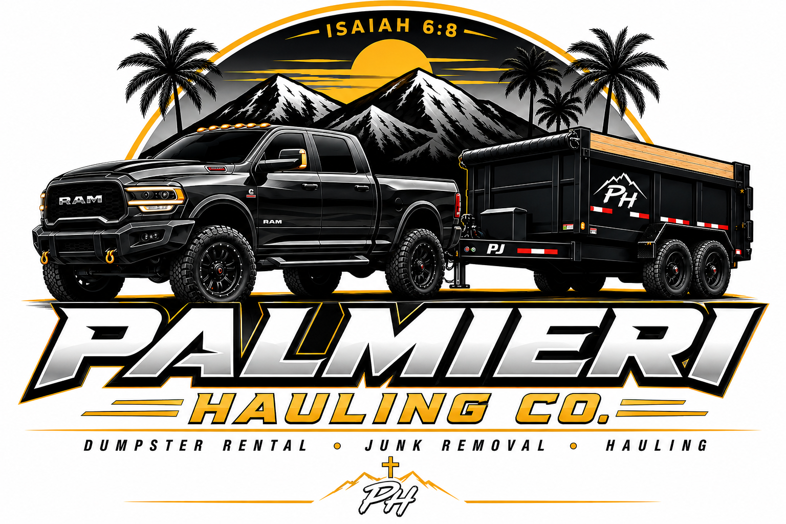 Palmieri Hauling Co. — dumpster rental, junk removal, and hauling